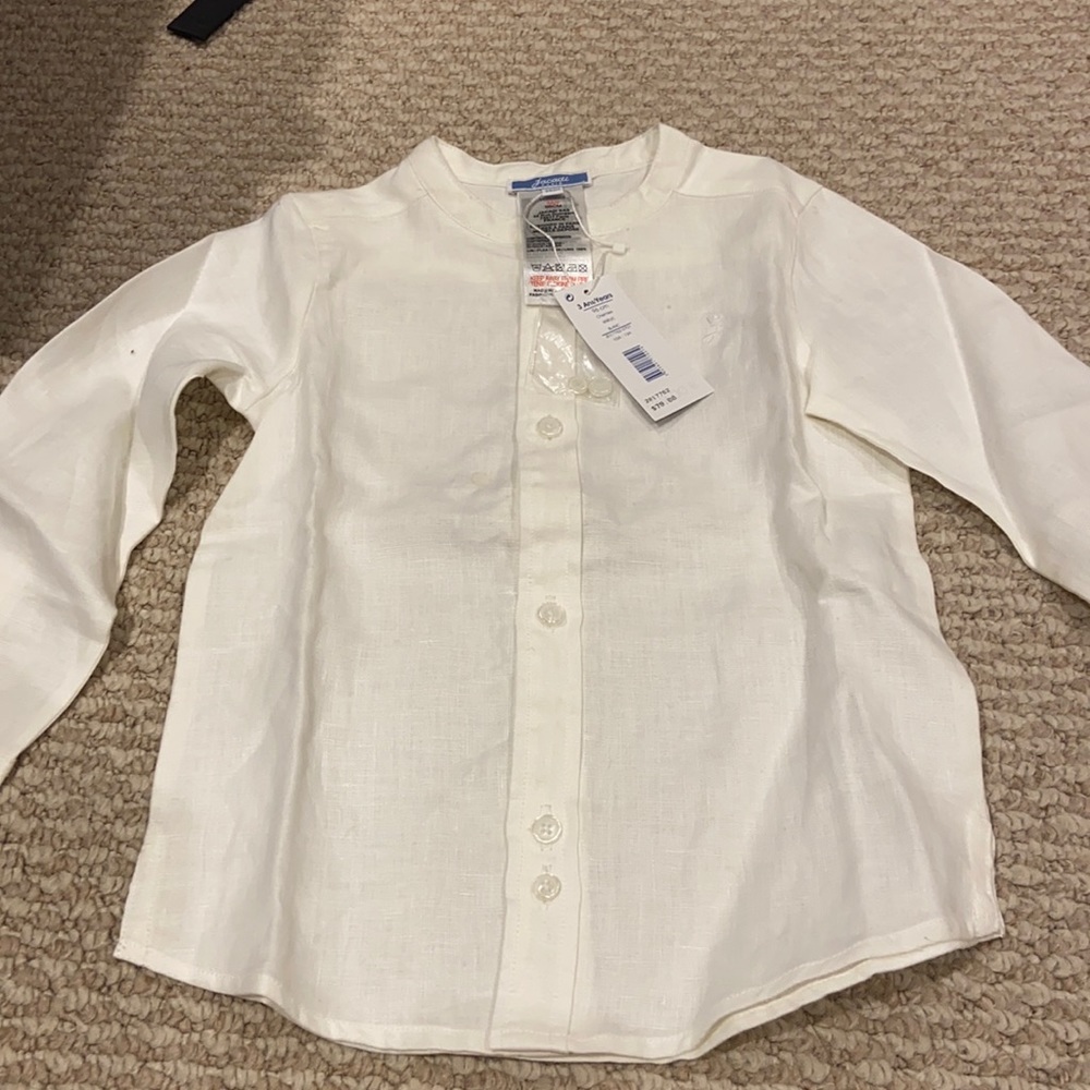 Jacadi linen button up